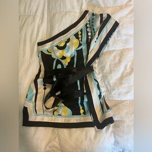 BEBE Asymmetrical Silk Tunic Size XS